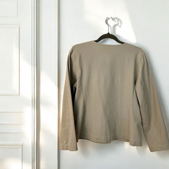 Eileen Fisher Tan Women's Jacket - Picture 2 of 6